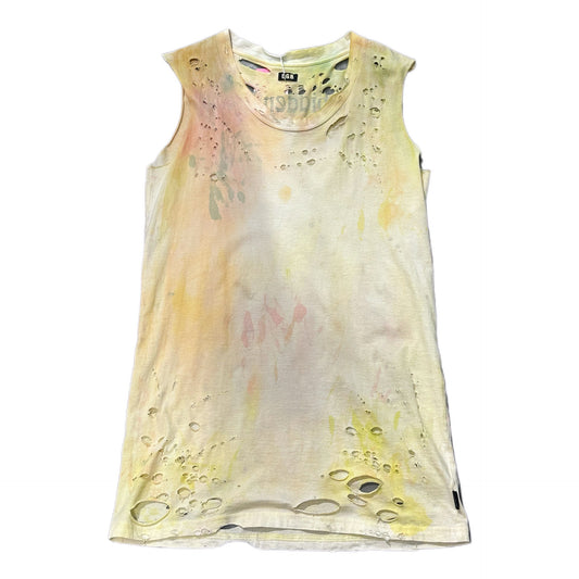 L.G.B Tie-Dye Faded Distressed Tank Top