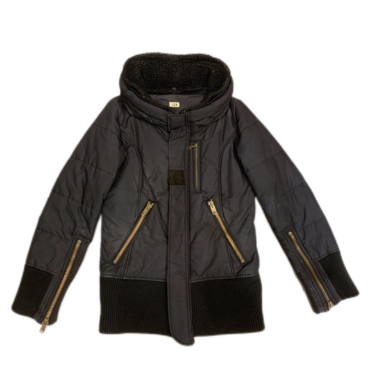 L.G.B Black Slim-Fit Padded Jacket