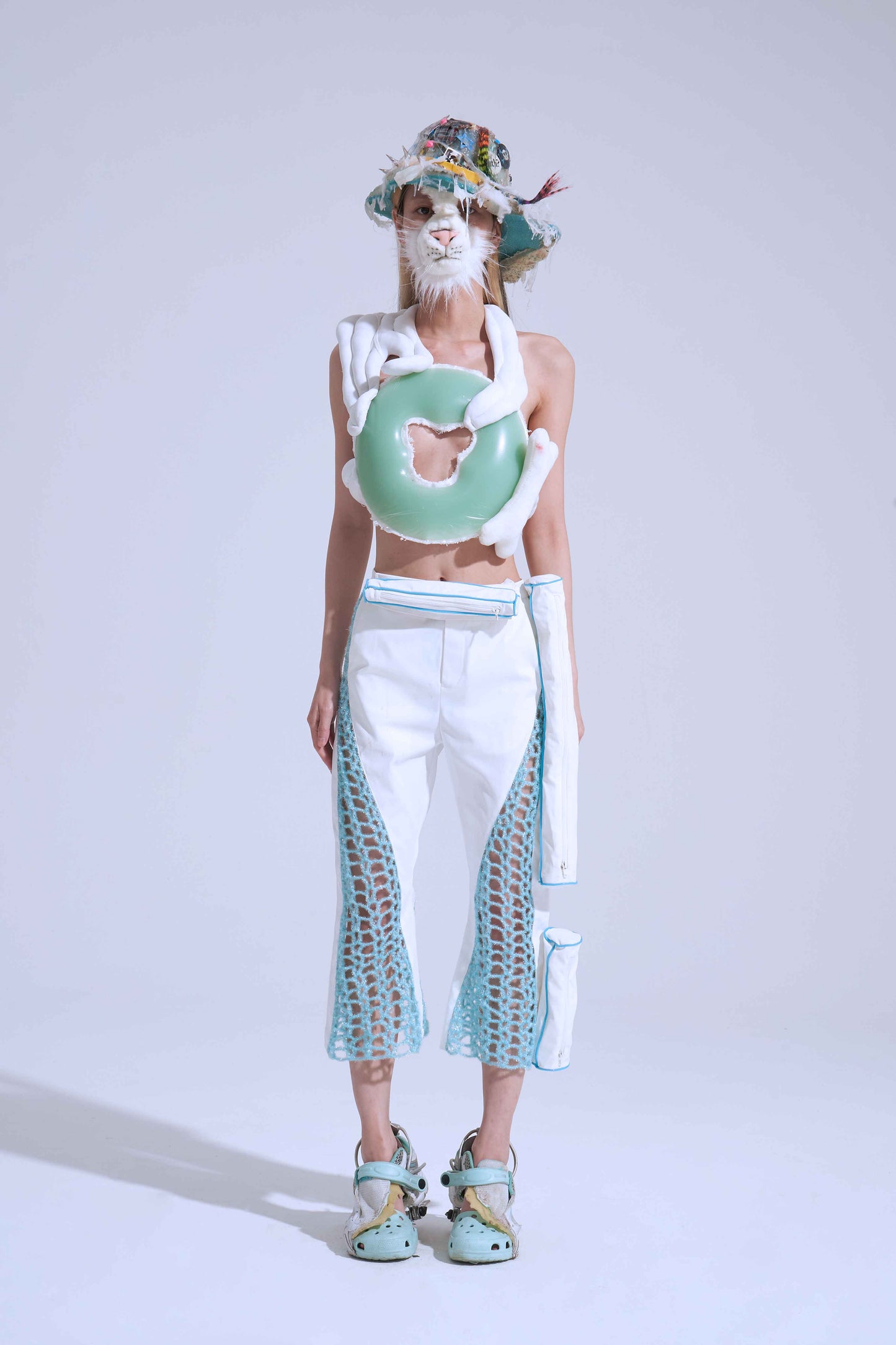 TexEvasion Woven Patchwork Skirt