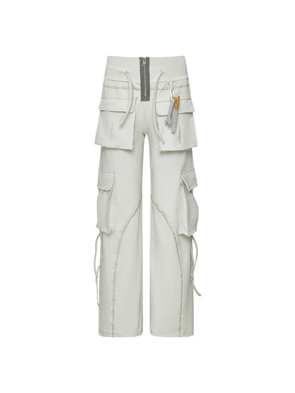 TexEvasion Drawstring Patchwork Pants