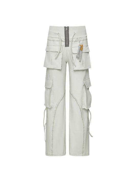 TexEvasion Drawstring Patchwork Pants