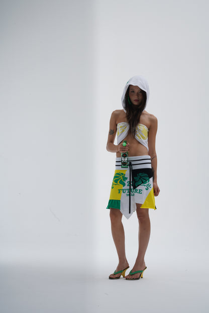 TexEvasion Patchwork Printed Skirt
