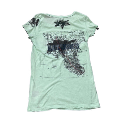 L.G.B BLACK COCONUTS Green T-SHIRT
