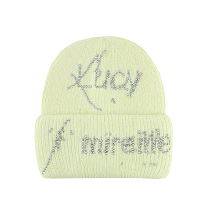 TexEvasion Sparkling Rhinestone Knit Cap
