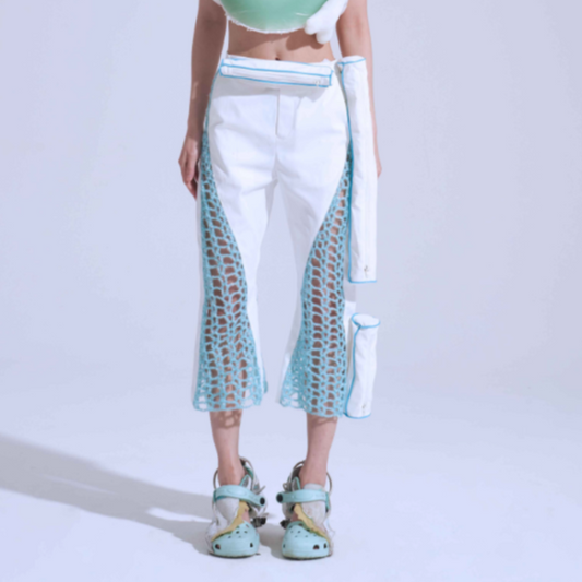 TexEvasion Woven Patchwork Skirt