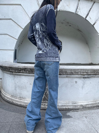 TexEvasion Patchwork Printed Sweaters
