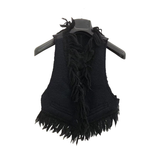 L.G.B Black Fringed Vest(Brand New)