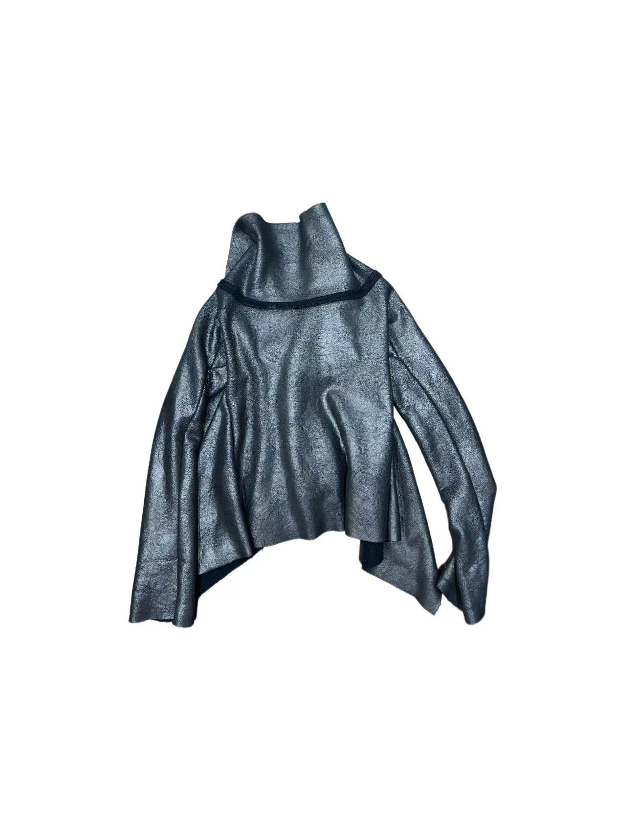 YOHJI YAMAMOTO Black Suede Leather Jacket