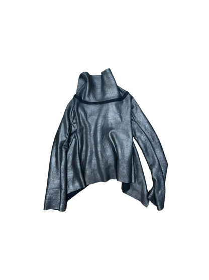 YOHJI YAMAMOTO Black Suede Leather Jacket