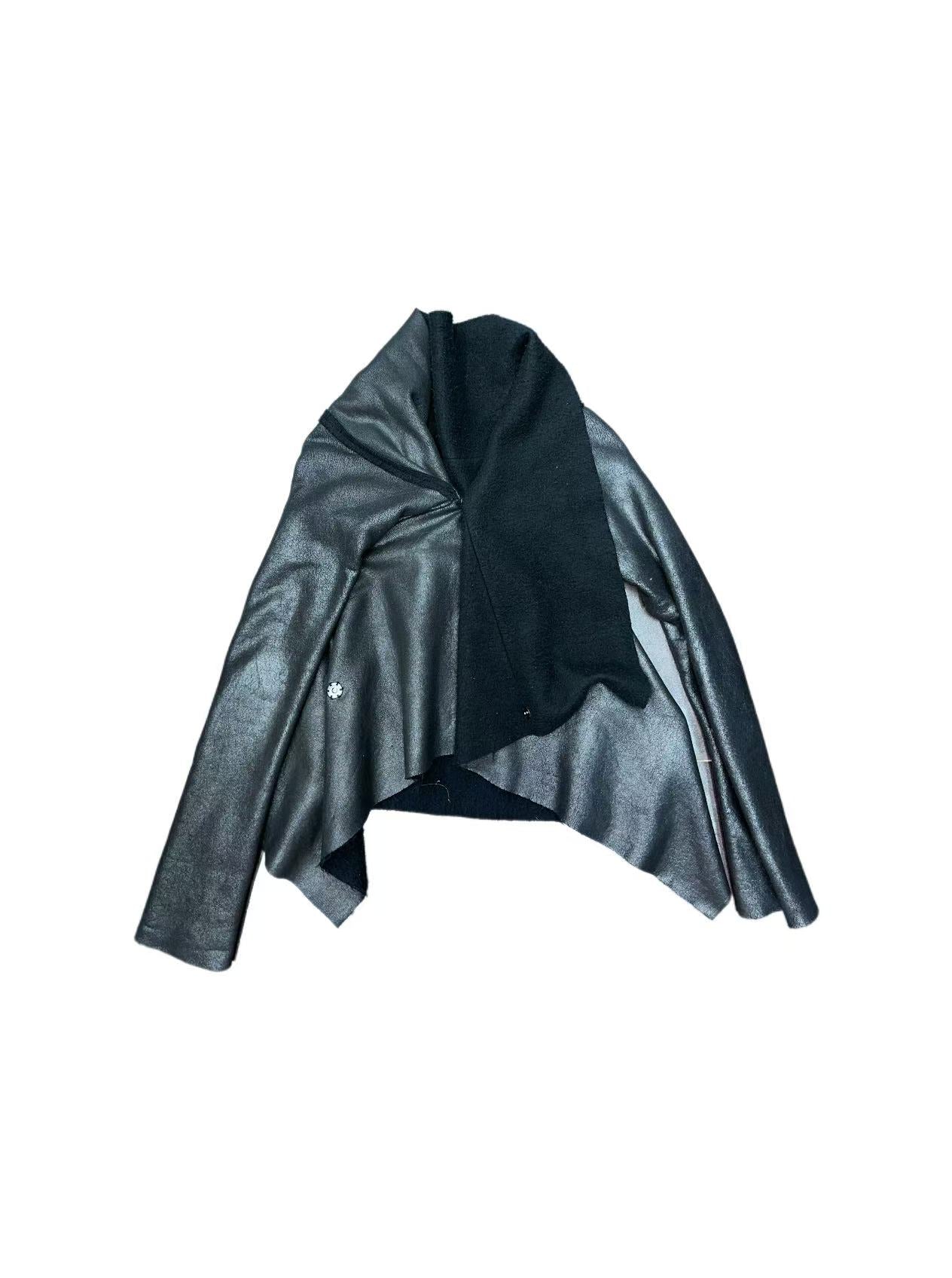 YOHJI YAMAMOTO Black Suede Leather Jacket